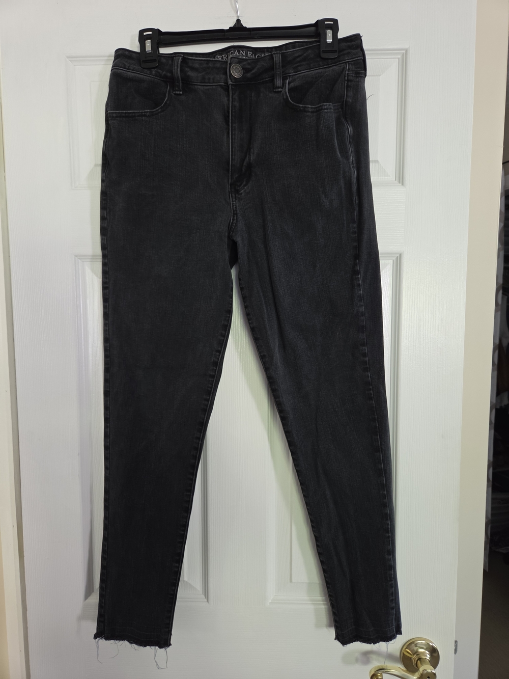American Eagle Outfitters Charcoal/Black Skinny Jeggings 12